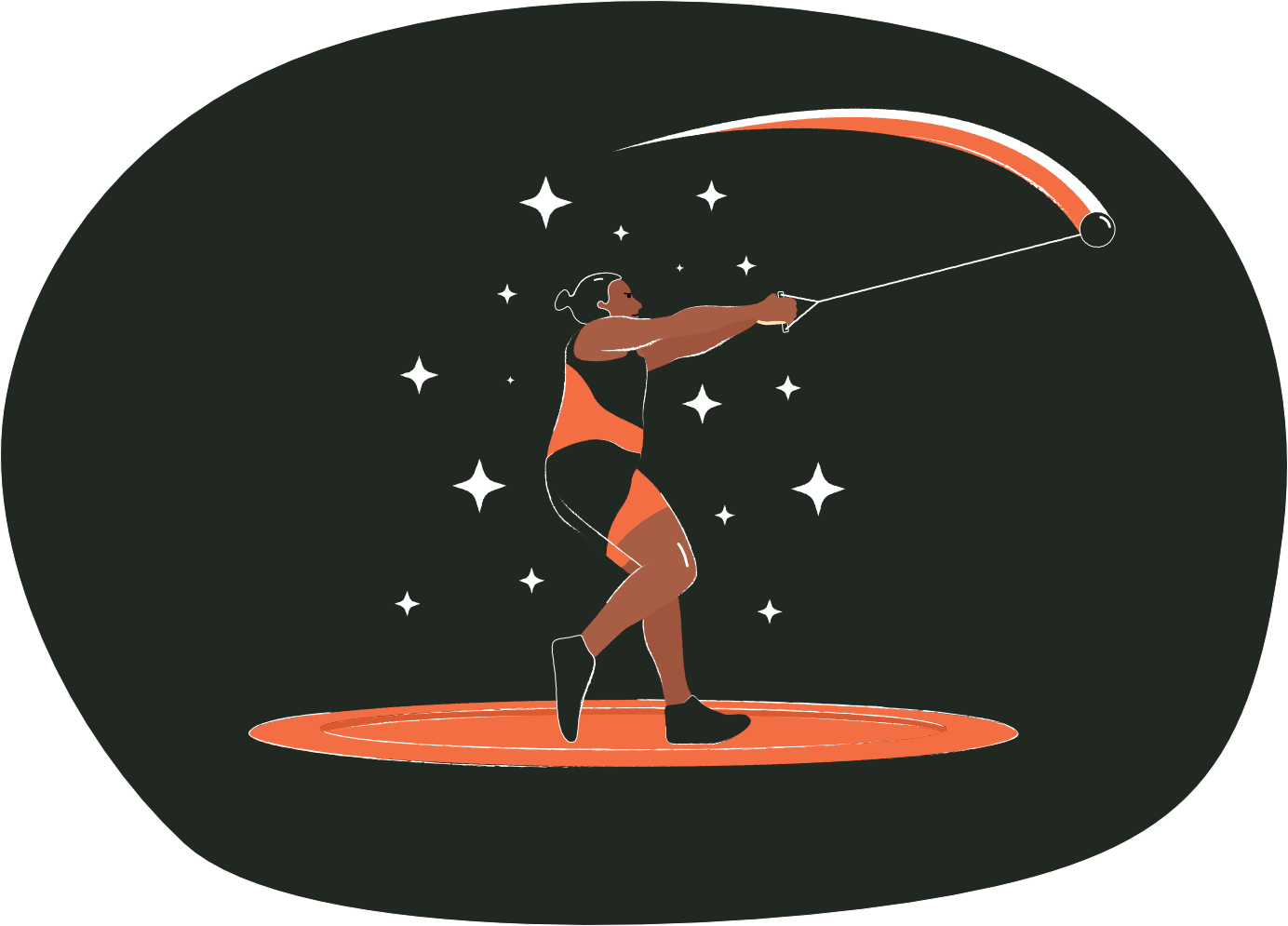 Saut en hauteur (Illustration par Raphaël Jean)