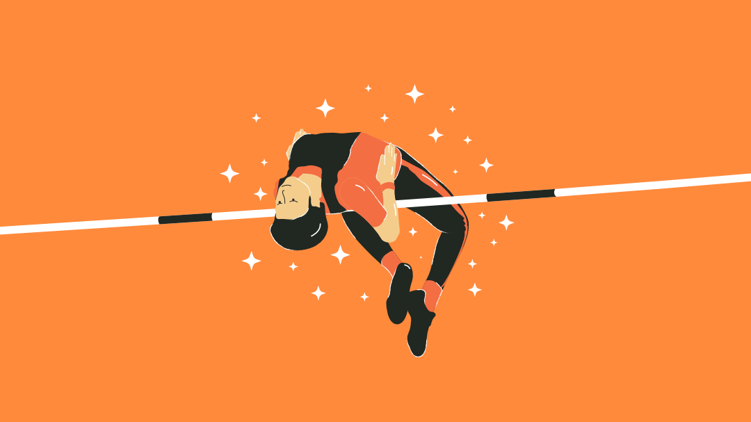 Saut en hauteur (Illustration par Raphaël Jean)